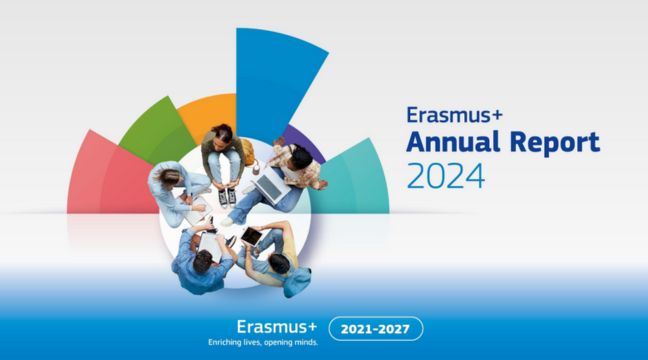 Slide: Raportul Erasmus+ 2024